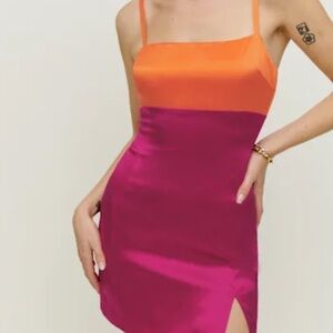 Reformation Jasmin Silk Dress